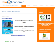 Tablet Screenshot of bioeconomic.es
